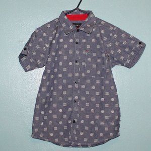 NWOT DKNY Short Sleeve Button Down Shirt - Boys 6